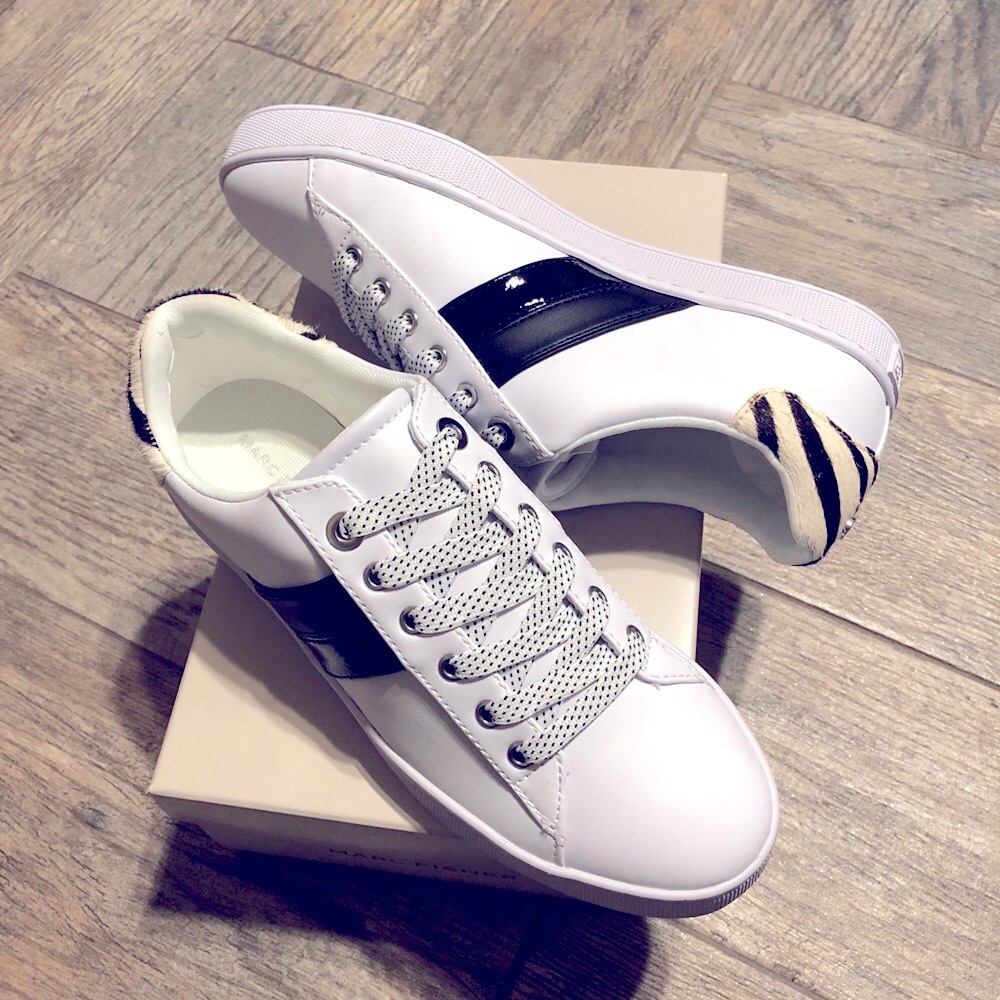 Marc fisher zebra calf hair leather sneakers - Picture 3 of 6